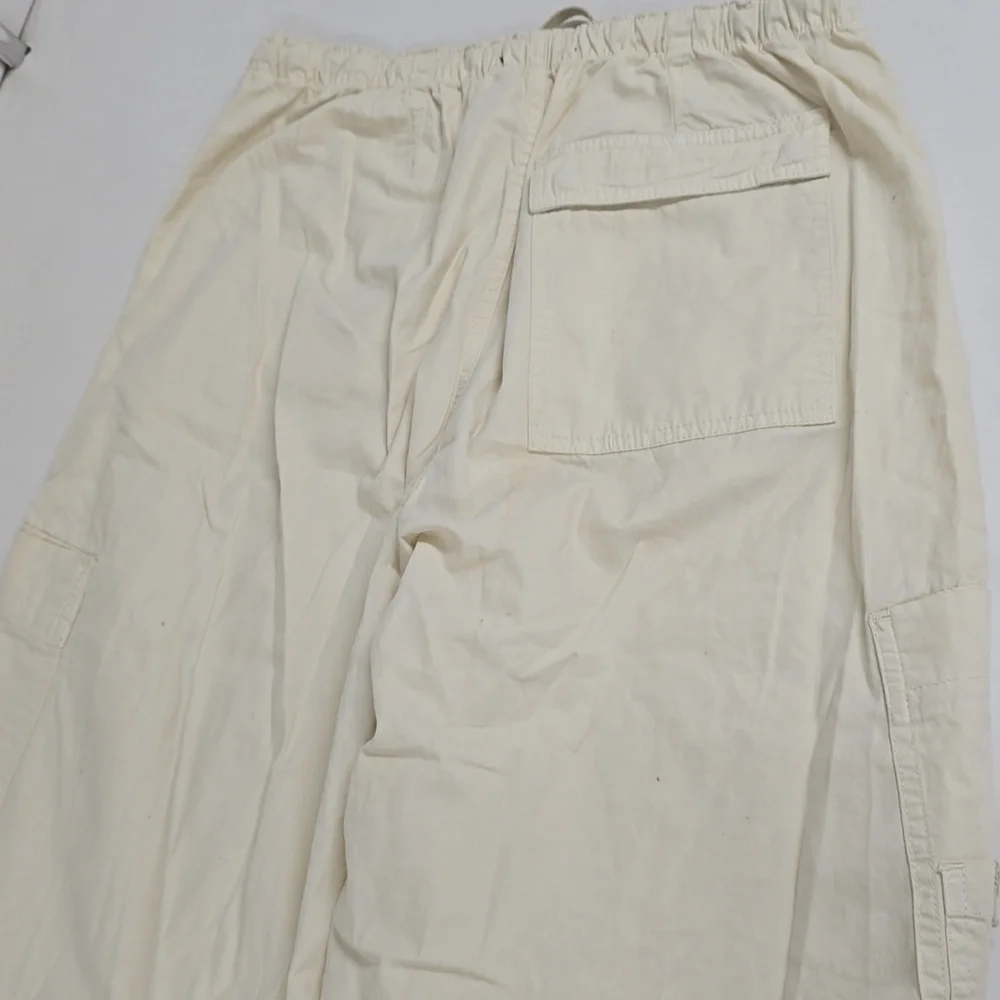 Jaded London Pants Mens S Beige Baggy Utility Cargo Parachute Paratrooper - Picture 10 of 11